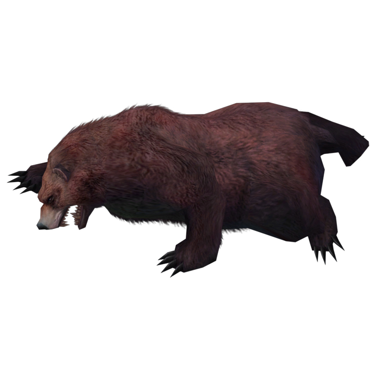 (Animal-0021)-3D-Monster Bear-death